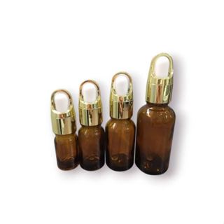 10 Conta Gotas Dropper Super Luxo dourado- selecione 5, 10, 15 e 30ml em Oferta na Shopee