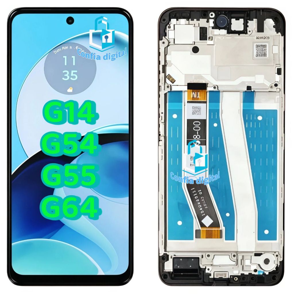 Tela Display Frontal Touch Moto G14/G54/G55/G64 Premium Envio Imediato