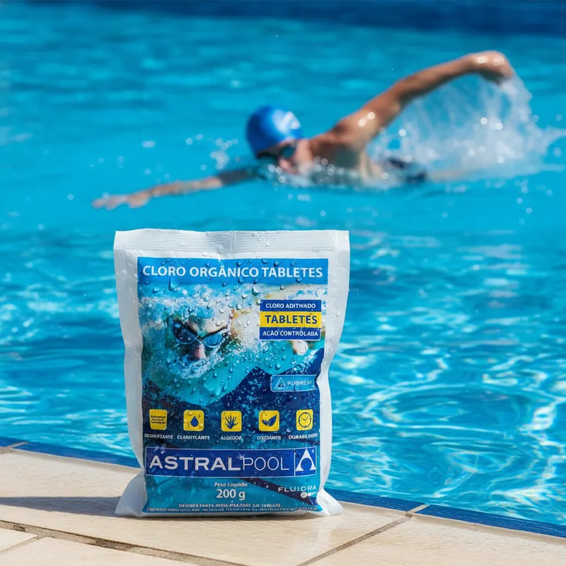 Pastilha Tablet Cloro Organico Tabletes 200 gramas Astralpool Ação 5 em 1 em Oferta na Shopee