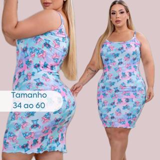 Camisola Feminina Plus Size de Alcinha Suede Malha Premium em Oferta na Shopee