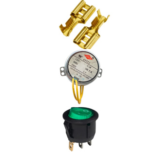 Kit Motor De Microondas 49tyj 18rpm 110v + 1 chave Gangorra KCD1-106 Neon Verde + 2 Terminal Faston em Oferta na Shopee