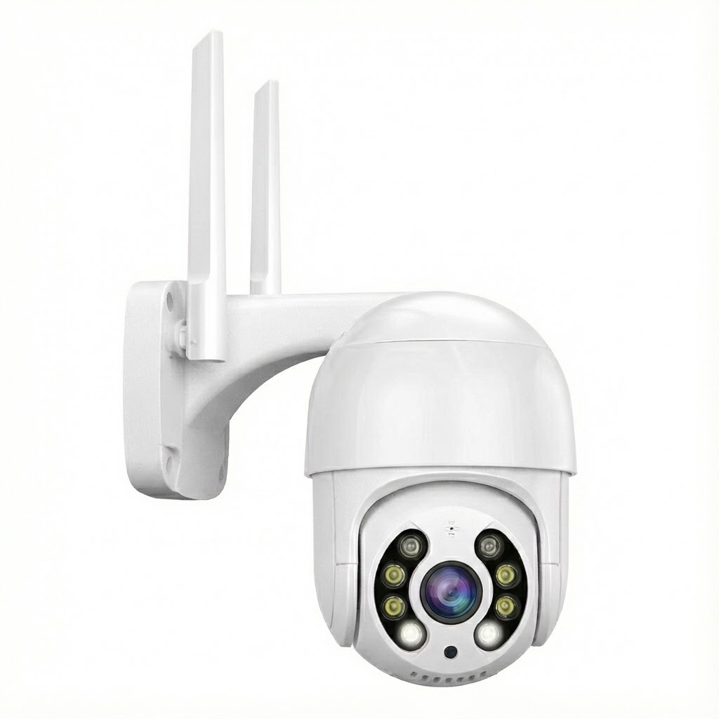 Câmera de Segurança Speed Dome Externa IP Wi-Fi Full HD – IP67, Infravermelho e Slot para Cartão SD