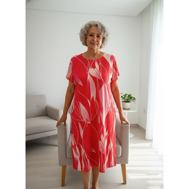 KIT COM 3 VESTIDOS VISCOLYCRA PREMIUM ESTAMPADOS — imagem 2 de 2