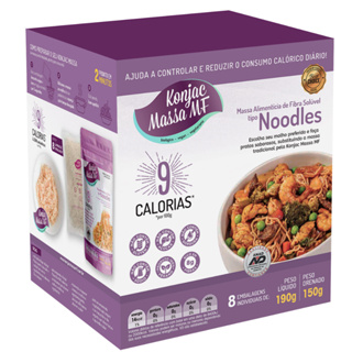 Kit Box 8 Tipo Macarrão Noodles Konjac Massa Sem Glúten Para Dietas De Emagrecimento + Saúde em Oferta na Shopee
