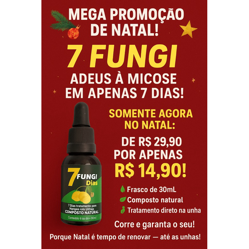 1 tratamento pra micose promoção 30ml