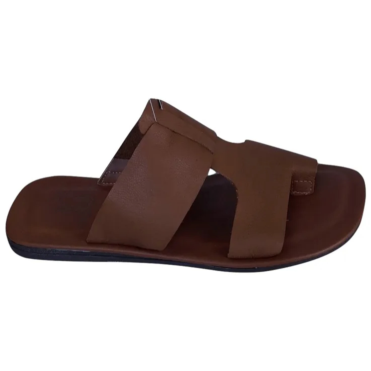 Chinelo feminino rasteira slide de couro legítimo rasteirinha confortável verão casual elegante HMS em Oferta na Shopee