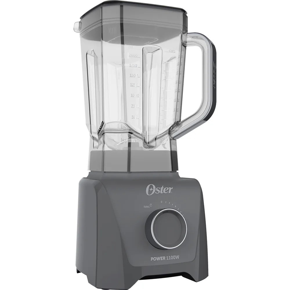 Liquidificador Oster 3,2L OLIQ606 12 velocidades 1100W Cor Cinza- 127V