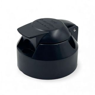 TOMADA FÊMEA ENGATE PRETA REBOQUE CARRO CARRETINHA 6 POLOS em Oferta na Shopee