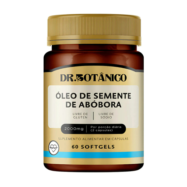 Oleo De Semente De Abobora 2000mg 60 Capsulas.