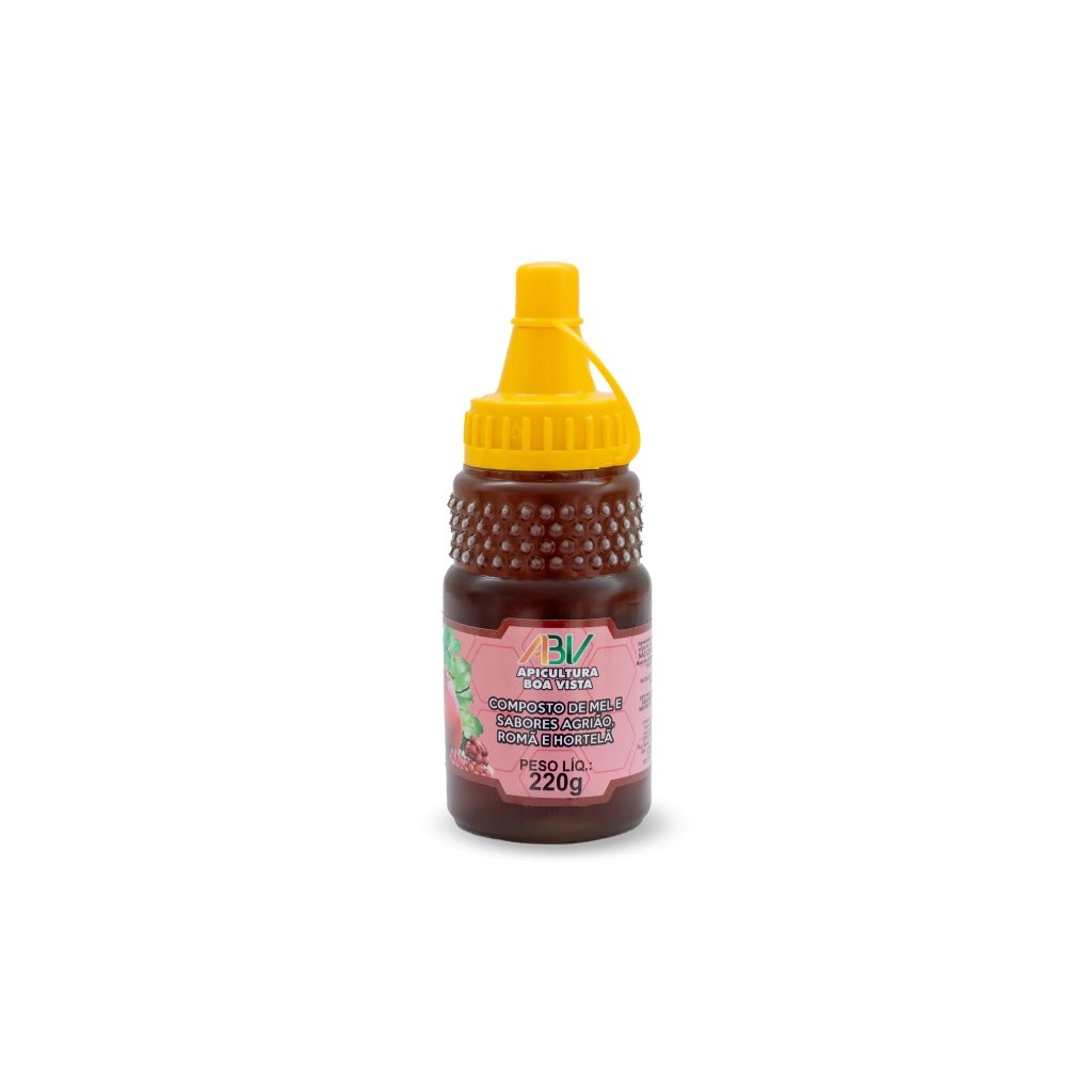 Composto de Mel e Sabores Agrião, Romã e Hortelã 220g - ABV