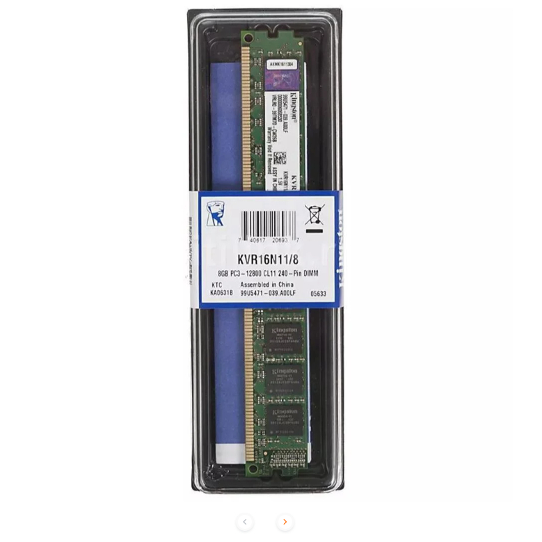 Memoria 8gb ddr3 1600 kingston PC