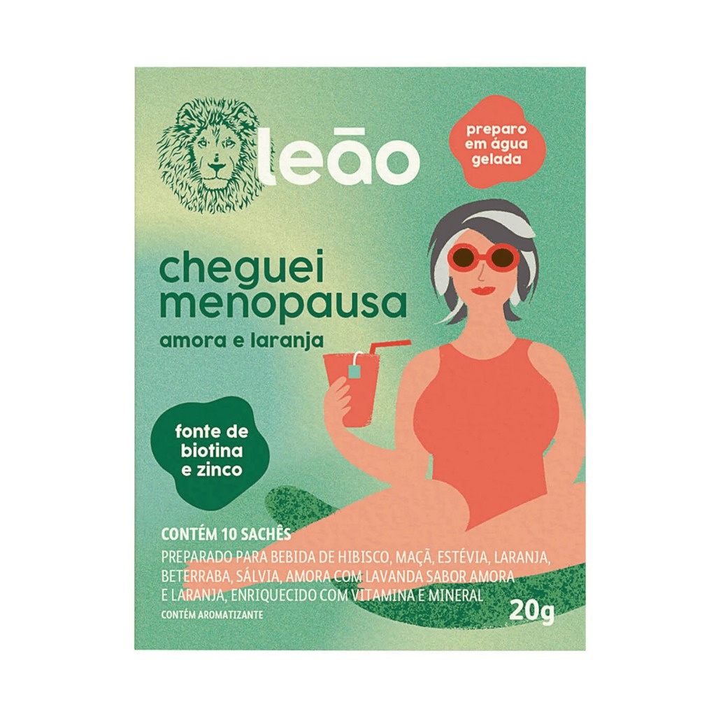 Chá Amora + Laranja 20g - Leão
