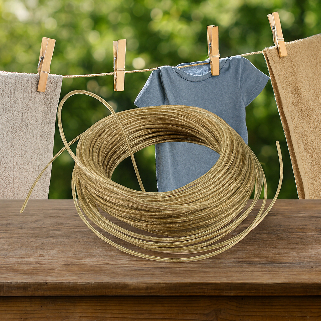 Kit 1 / 2 / 3 / 4 / 5 / 6  Varal de Aço Revestido PVC Corda Para Roupa Reforçada 10 Metros cada