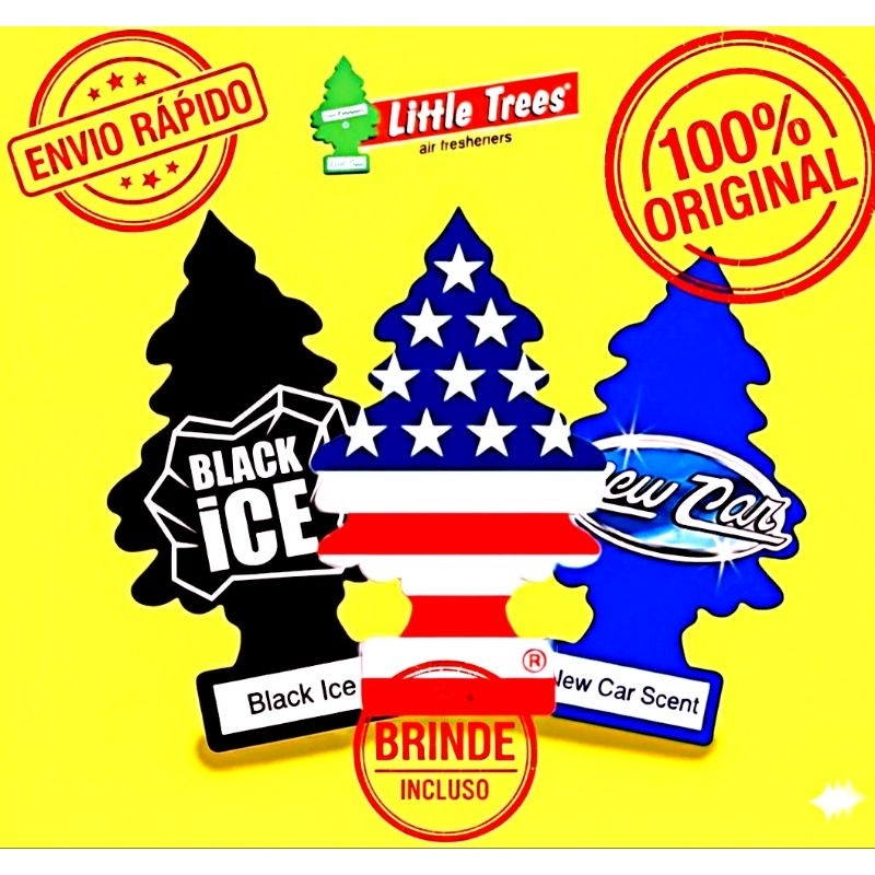 Aromatizante Little Trees Original para Carro em Oferta na Shopee