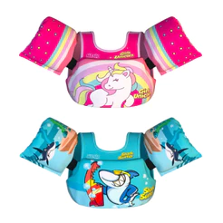 Kit Boia Coletes Infantil Salva Vidas Estampas Praia Piscina