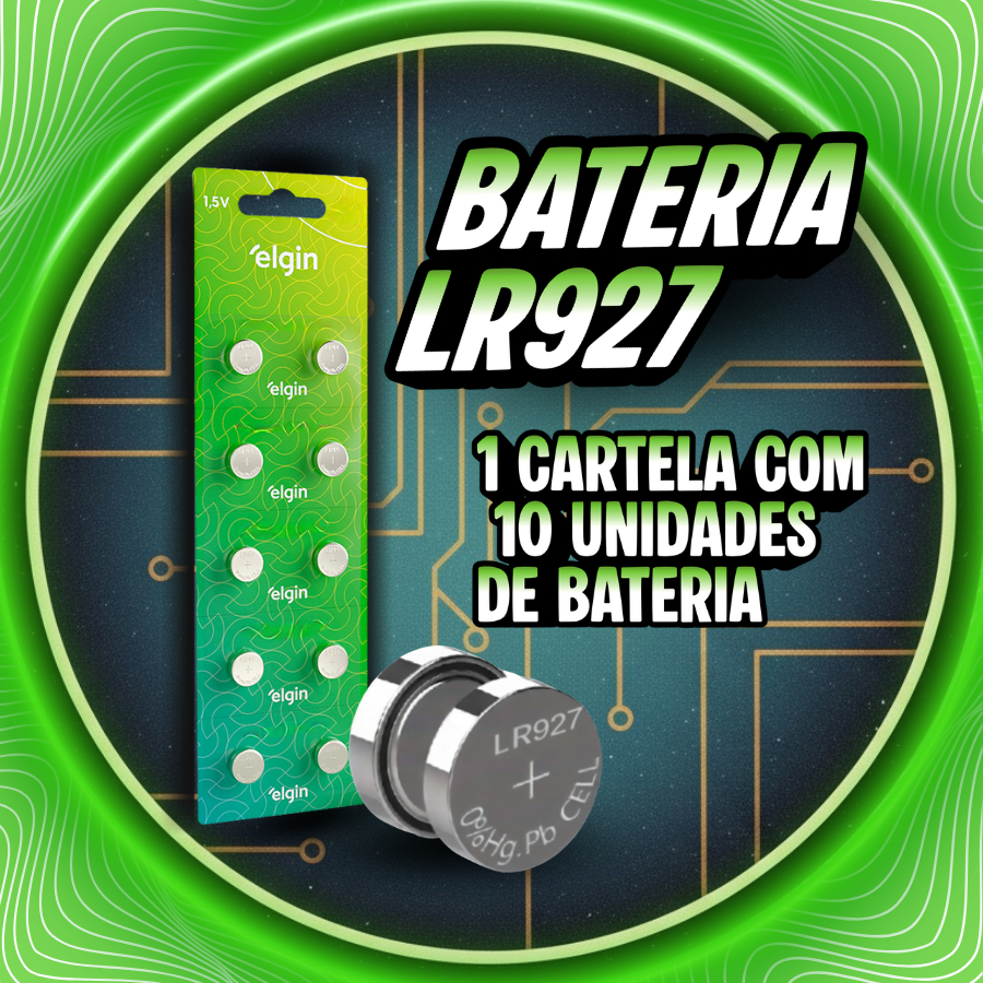 Elgin LR927 AG7 1 Cartela com 10 Unidades