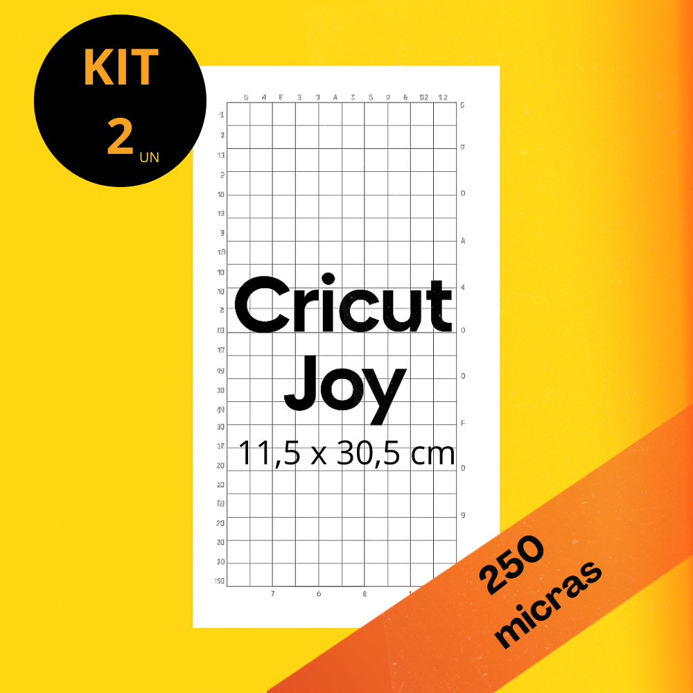 Kit 2 Base De Corte Power Film Compatível Cricut Joy Mini 11,5 x 30,5 cm