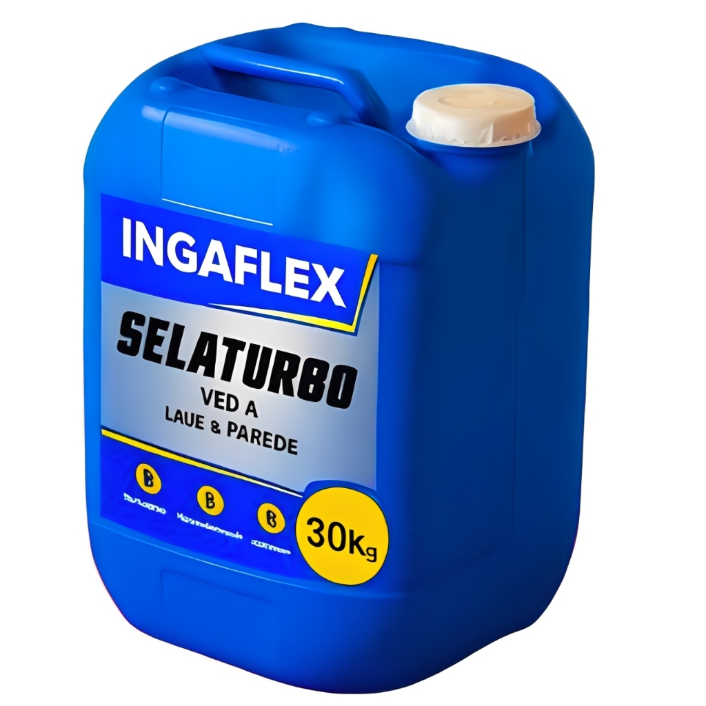 Manta Líquida Emborrachada Selaturbo 30kg Anti Infiltração Laje Telhado Sol e Chuva