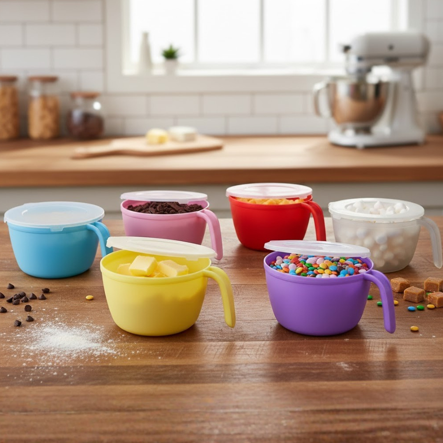 Tigela Inovar Multiuso Com Tampa 1,5L Derretedeira Confeitaria Chocolate Recipiente Solrac	 em Oferta na Shopee