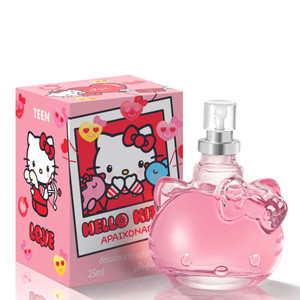 Perfume Hello Kitty Apaixonada Desodorante Colônia Feminina 25ml