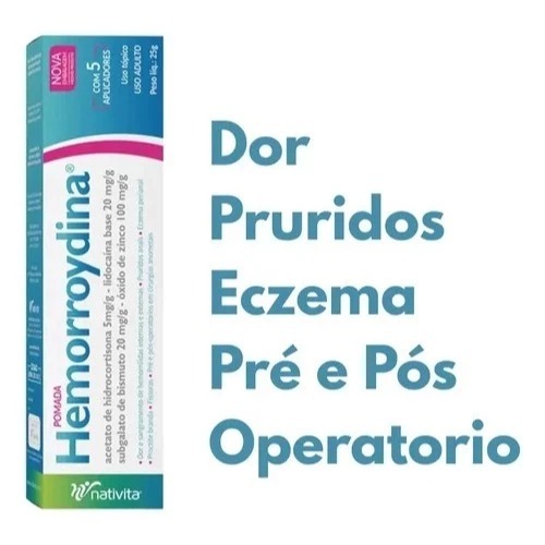 Pomada de Uso Externo 25g Nativita Aplicação Local