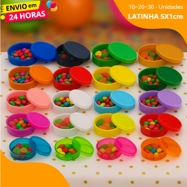 10~20~30 Latinha Para Lembrancinha Surpresa Decoração de Mesa Aniversário 5x1cm em Oferta na Shopee