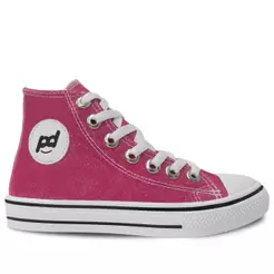 Tênis Infantil Menina Cano Alto Moda Fashion Casual Confortável Estiloso 11.138J