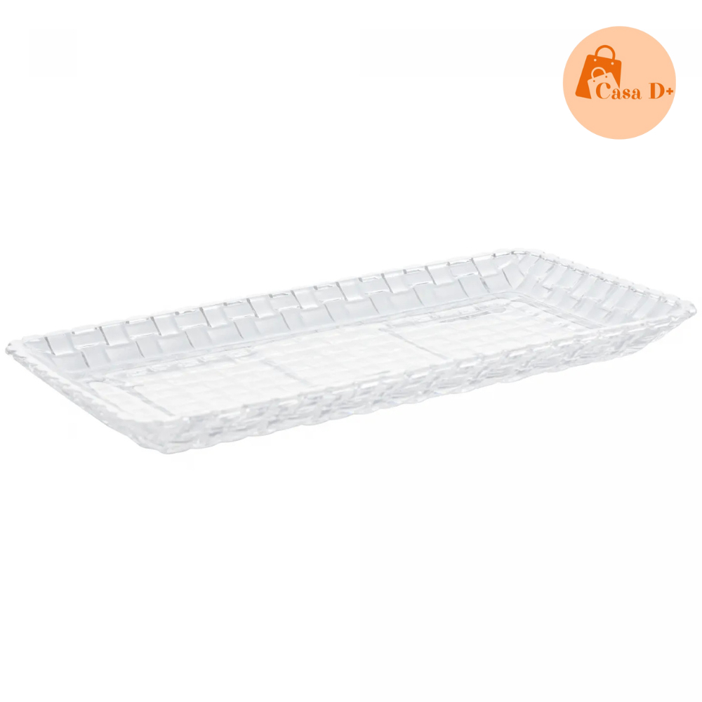 Travessa de Cristal Tress Lyor 25cm x 13cm x 2cm em Oferta na Shopee
