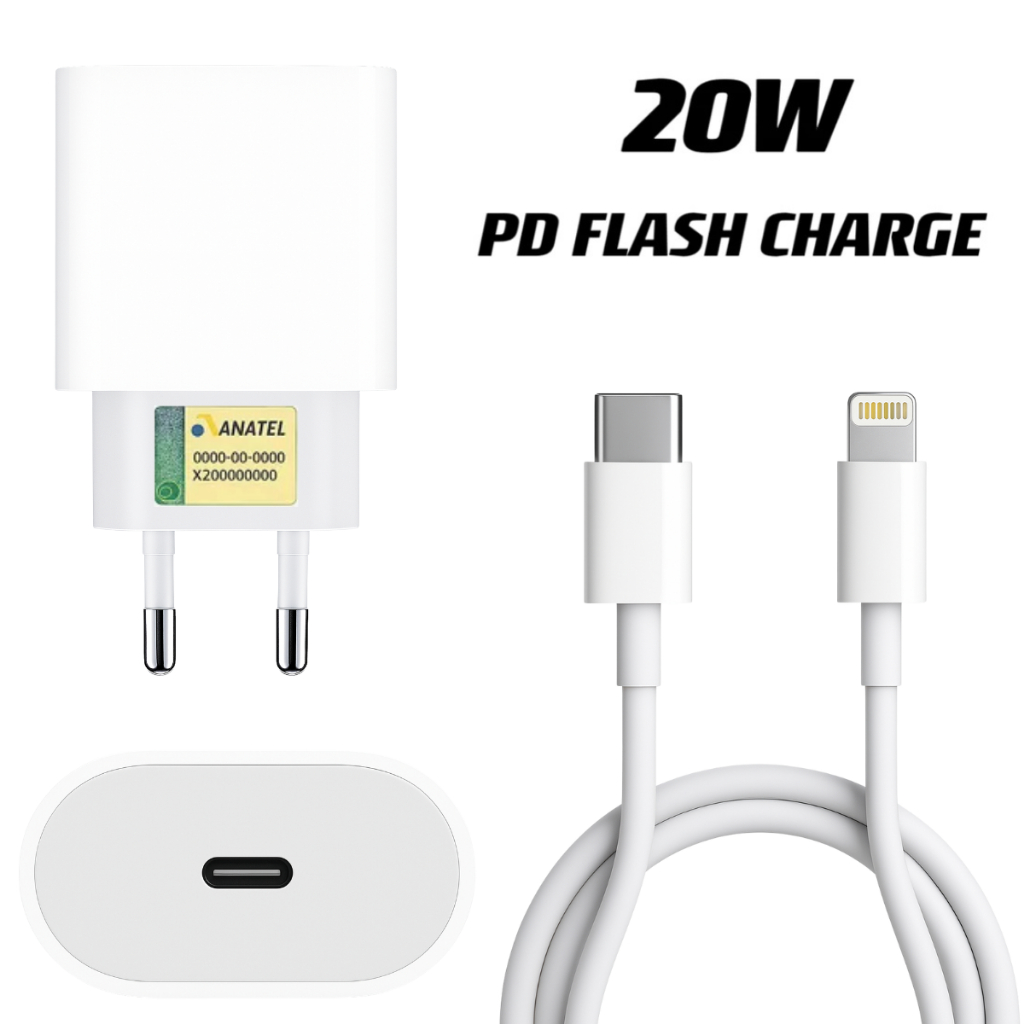 Carregador Turbo Para iPhone 7 8 X Xr 11 12 13 14 Pro Max em Oferta na Shopee