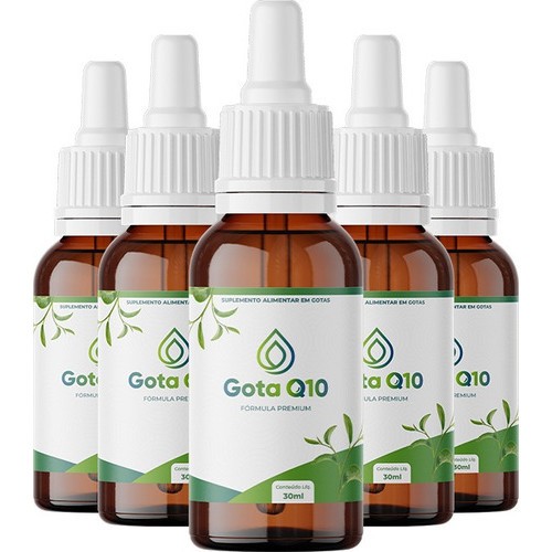 5 Frascos de Q10 Líquida 30ml com Óleo de Semente de Abacate, Fórmula Original Em Oferta Exclusiva