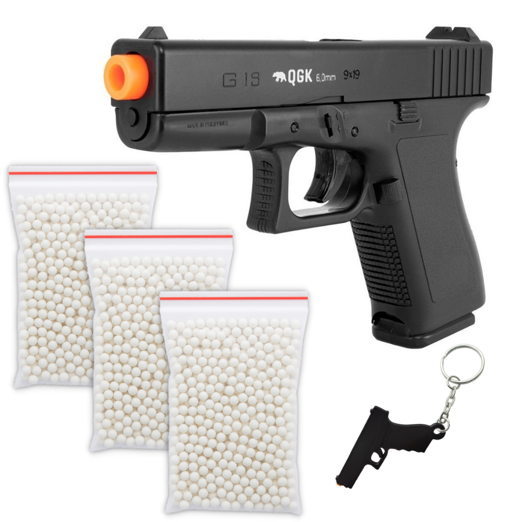 Pistola De Airsoft Spring Kwc Qgk G19 com bbs em Oferta na Shopee