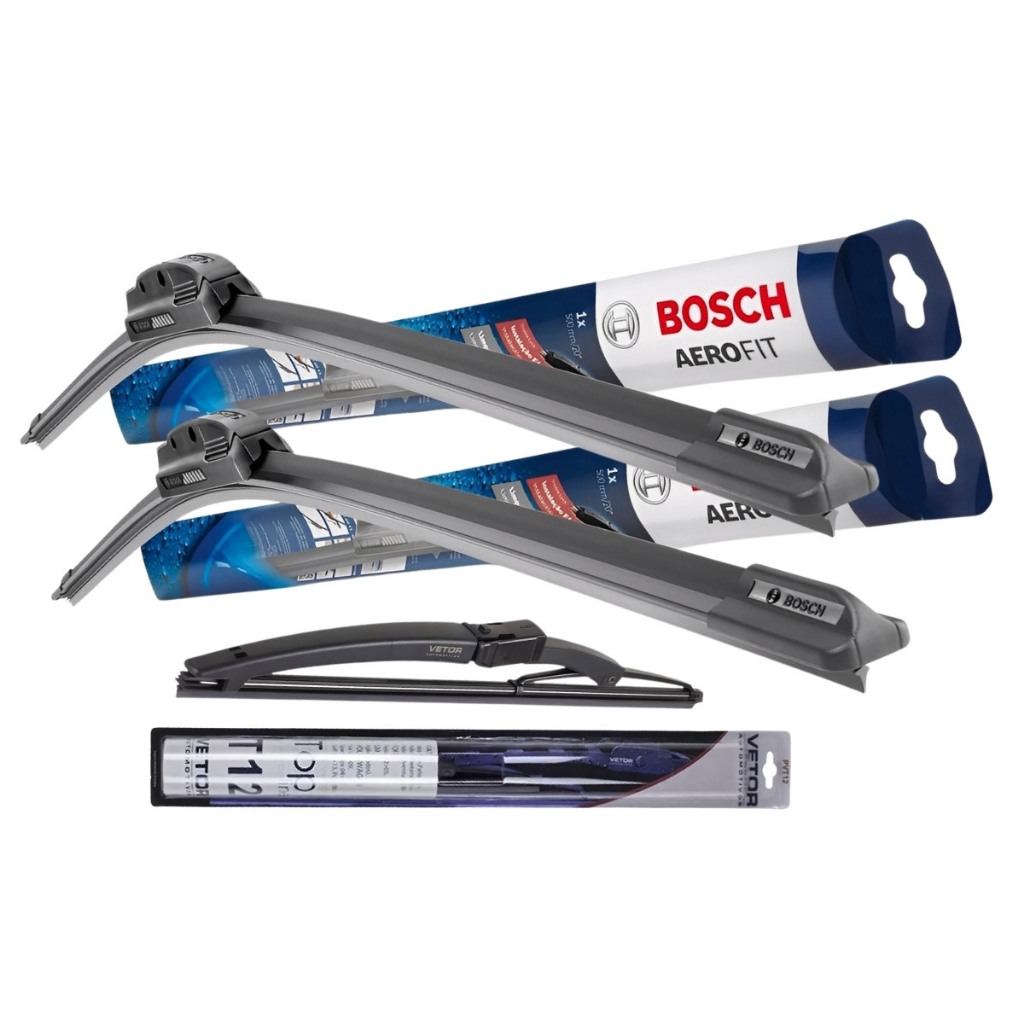 Palhetas Bosch Aerofit Dianteira E Traseira Limpa Parabrisa em Oferta na Shopee