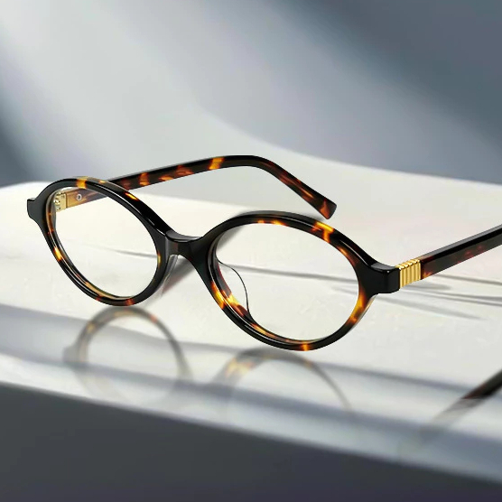 Óculos Ovais Pequenos Feminino Masculino Unissex Com Lente UV400 Anti Luz Azul – Armação Leve Moda Estudantes e Escritór