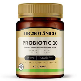 PROBIOTIC 10 PROBIÓTICO 800MG 60CAPS DR BOTANICO em Oferta na Shopee