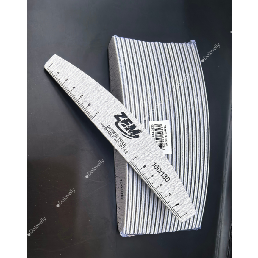 KIT 10-20 Lixas Grosso Com Medida ZEM Gramatura Diferente Para Unha em Oferta na Shopee