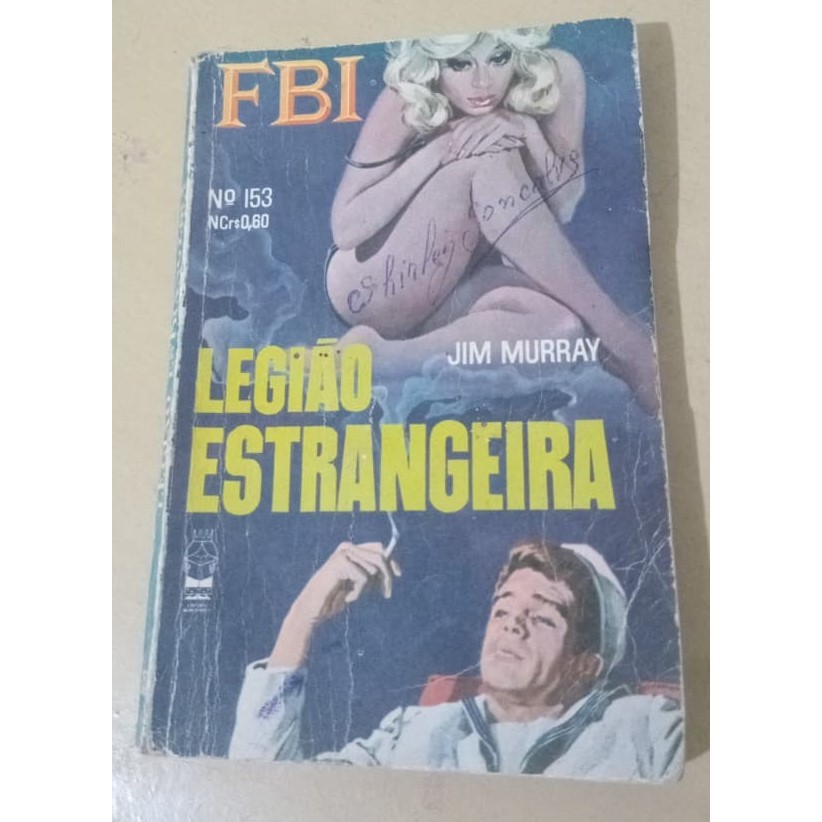 Bolsilivro Legião Estrangeira nº 153 -FBI - Editora Monterrey