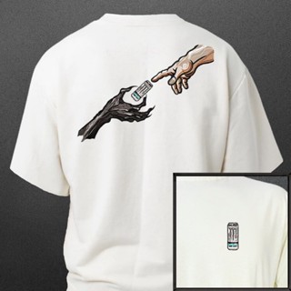 Camiseta Monster bordada death blusa 100% algodão streetwear em Oferta na Shopee