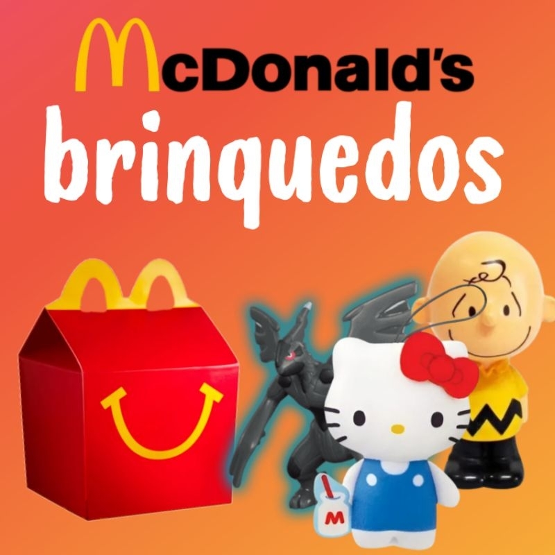 Brinquedos de fast food MC Donald's usados