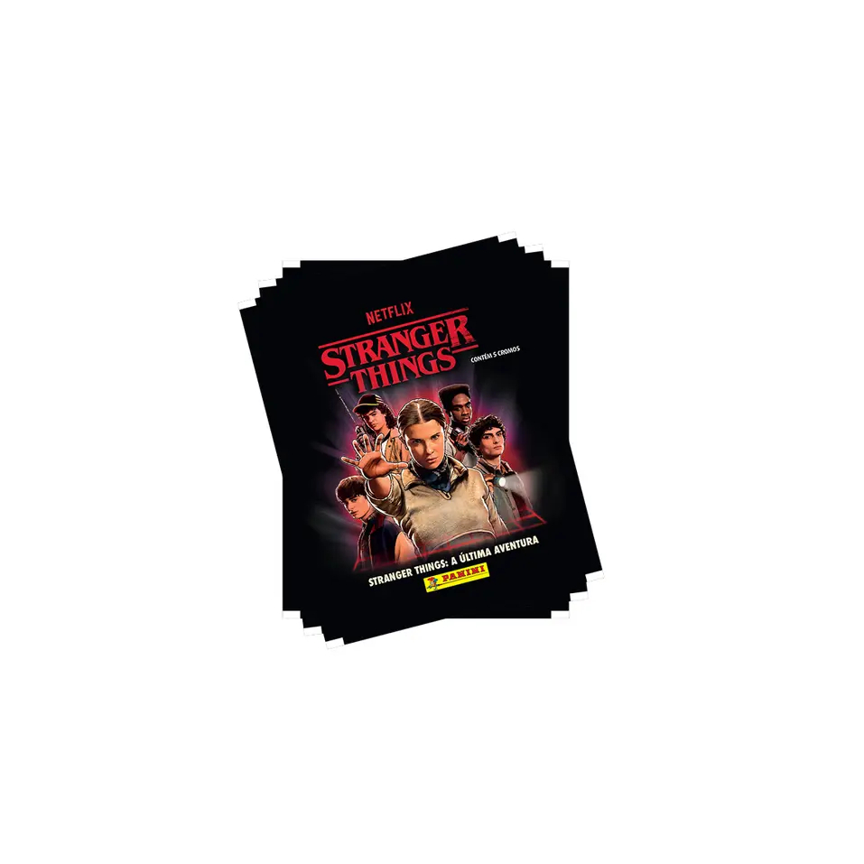 50 Figurinhas Stranger Things A Ultima Palavra, Panini = 10 Envelopes