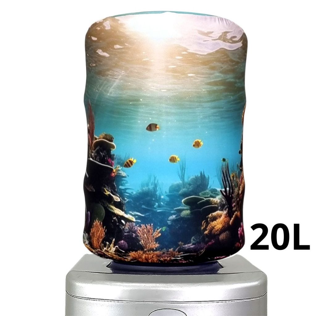 Capa para Galão de Água 20L Estampa 009 Fundo do Mar em Oferta na Shopee