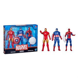 Pack Marvel Vingadores Homem De Ferro, Capitão América E Homem Aranha - Hasbro F1394 em Oferta na Shopee