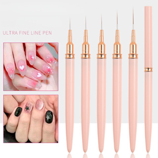 Kit 5 Pincéis 7/9/11/15/25mm De Arte De Unhas UV Para Pintura Em Gel Pincel Manicure em Oferta na Shopee