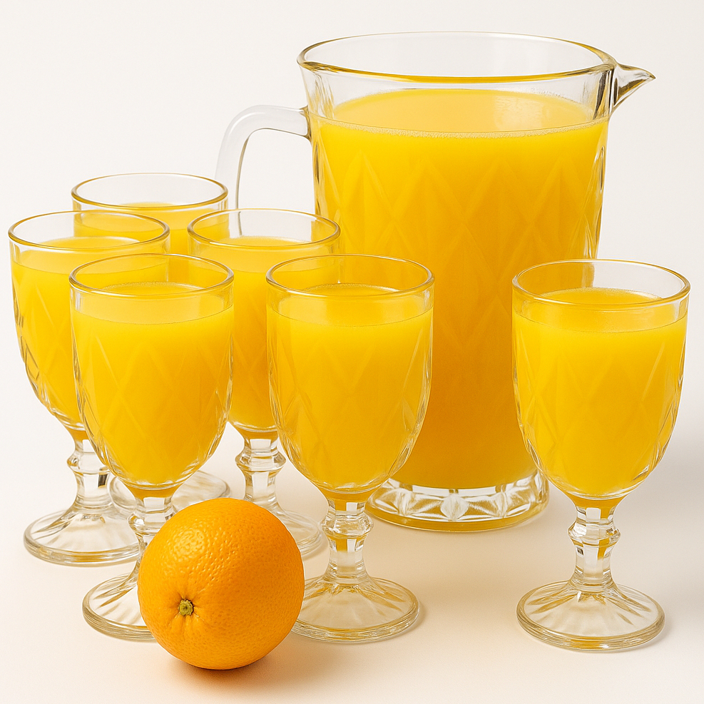 Conjunto Jarra Diamond 1000ml + Jogo de Taças Vitral 330ml Água Suco Mimo Style em Oferta na Shopee