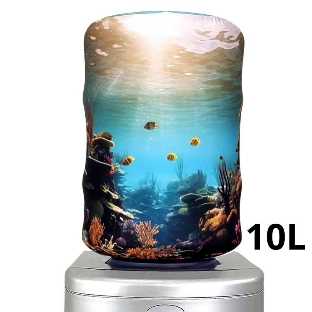 Capa para Galão de Água 10L Estampa 009 Fundo do Mar em Oferta na Shopee