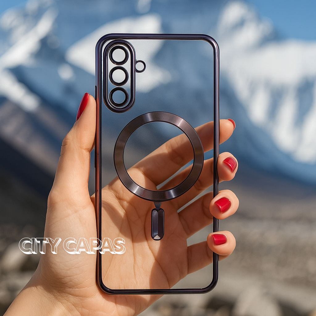 City Capas – Capinha Samsung A07 A17 S25 S24 FE PLUS ULTRA EDGE Transparente Indução Magnética em Oferta na Shopee