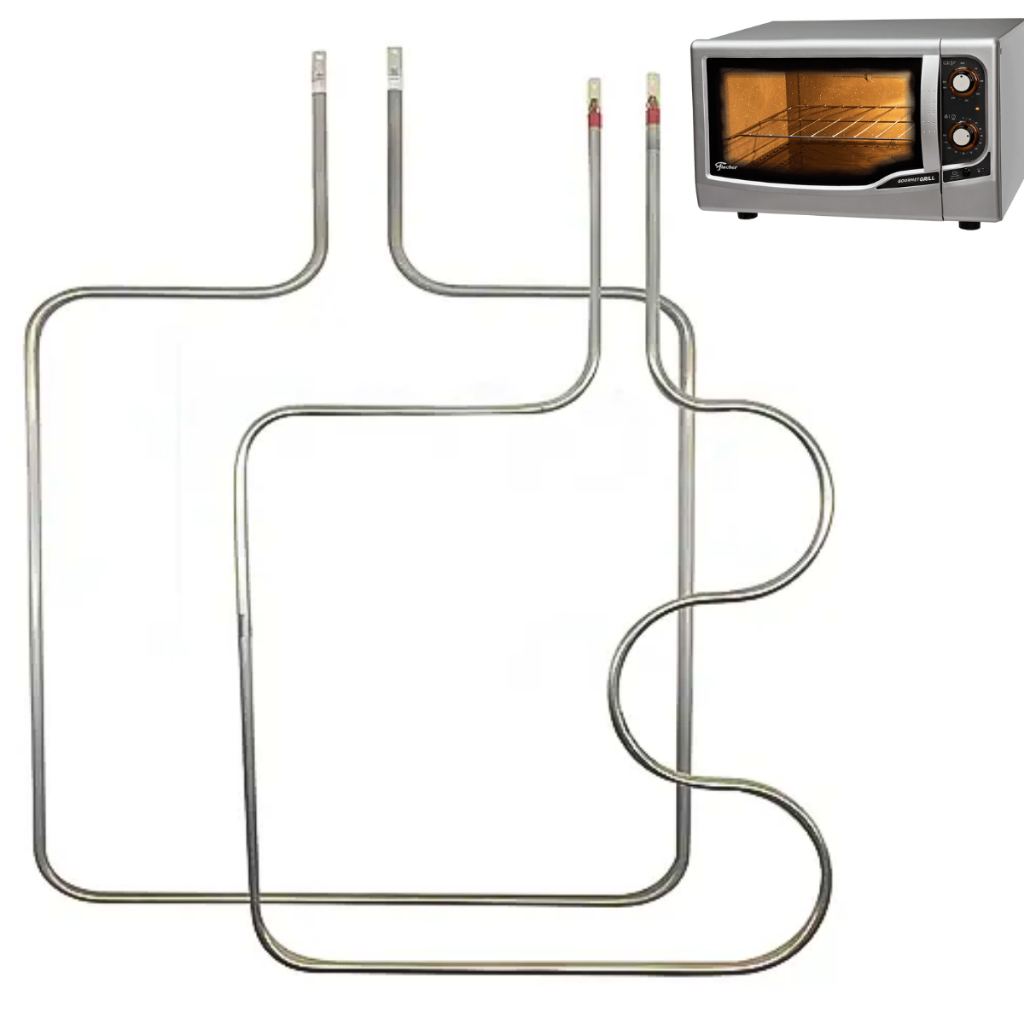 Conjunto Resistência Inferior E Superior Para Forno Fischer Gourmet Grill 127v 1750w