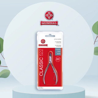 Alicate De Cuticula Profissional Classic 522 Mundial Afiado Prateado