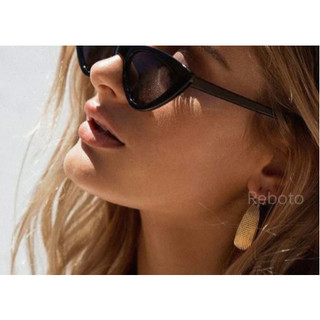 Óculos De Sol Escuros Feminino Gateado Gata Triangulo  Cor Preto