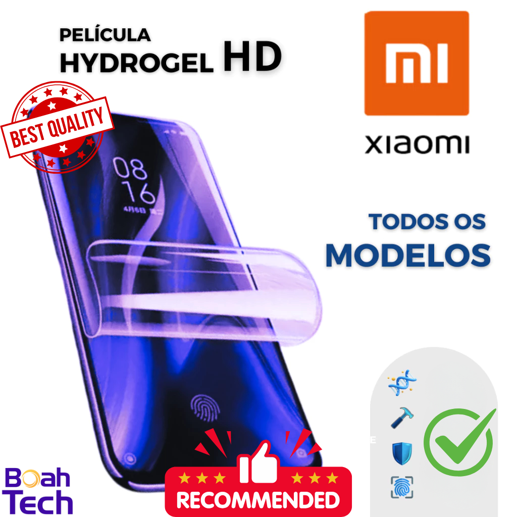 Pelicula TPU Hidrogel Celular XIAOMI Linha POCO X1 X2 X3 X4 X5 X6 X7 HD Normal ou HD Fosca em Oferta na Shopee