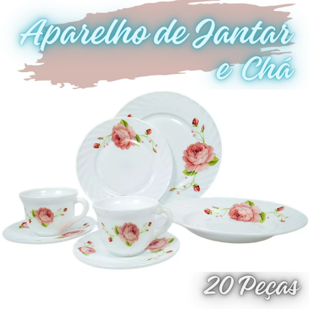 Aparelho de Jantar Estampado: Onde Comprar | BuscaProdutos
